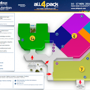 Plan Salon ALL4PACK Tournaire