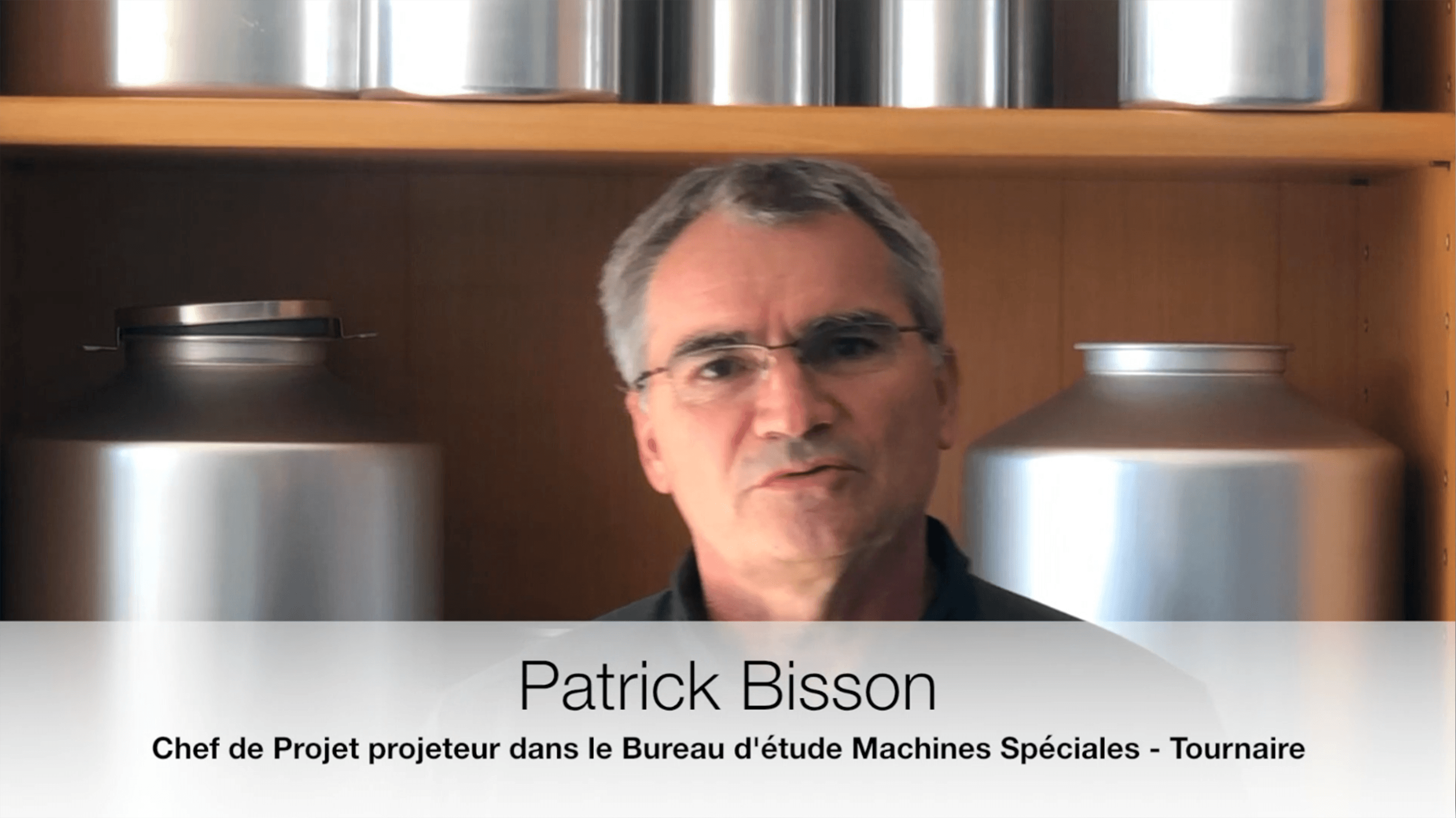 Témoignage, Patrick Bisson chef de projet et dessinateur/projeteur chez Tournaire depuis 30 ans.