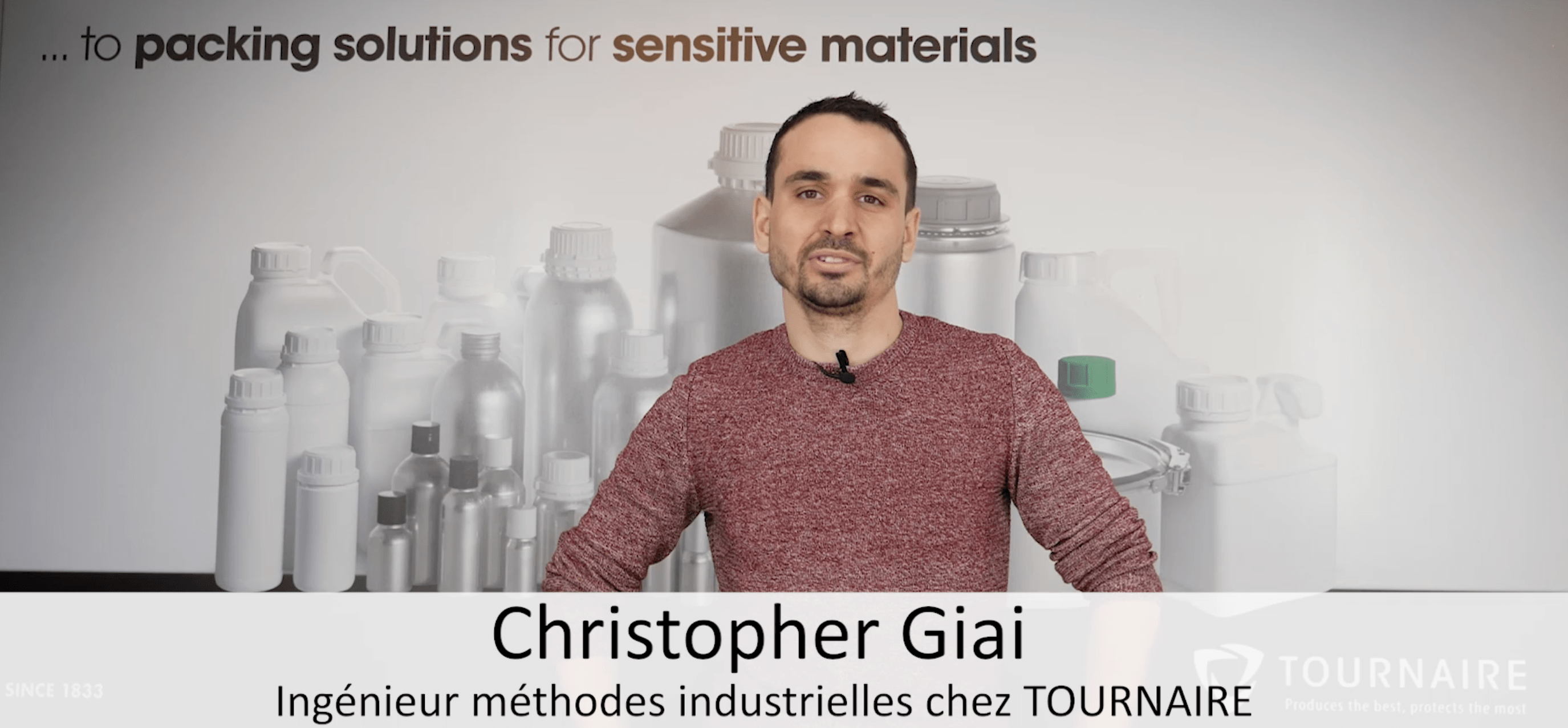 Christopher Giai, ingénieur méthodes industrielles chez Tournaire